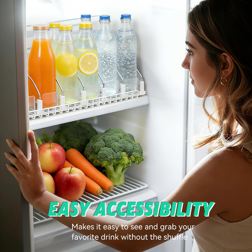 Adjustable white fridge - adjustable,