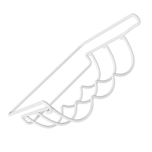 White iron under shelf - white, fridge