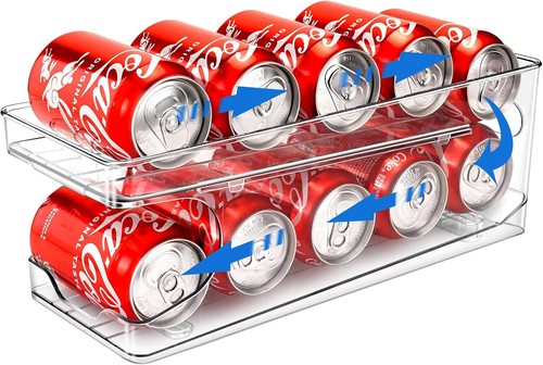 Rolling soda can organizer for - soda,
