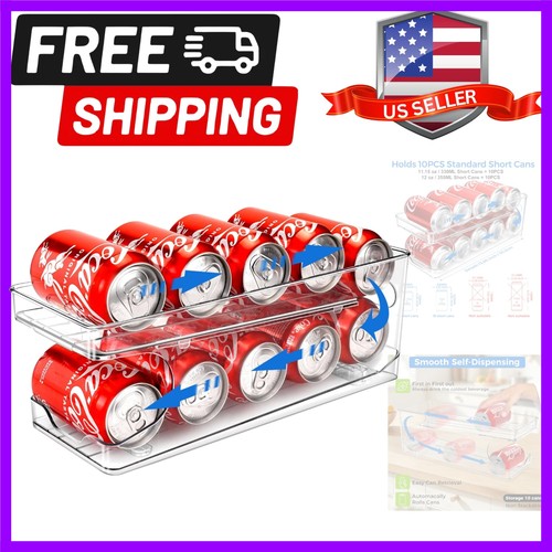 Rolling soda can organizer - can, for